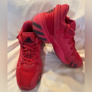 Adidas and Crayola D.O.N Red Sneakers Men’s Size 7/Womens Size 9